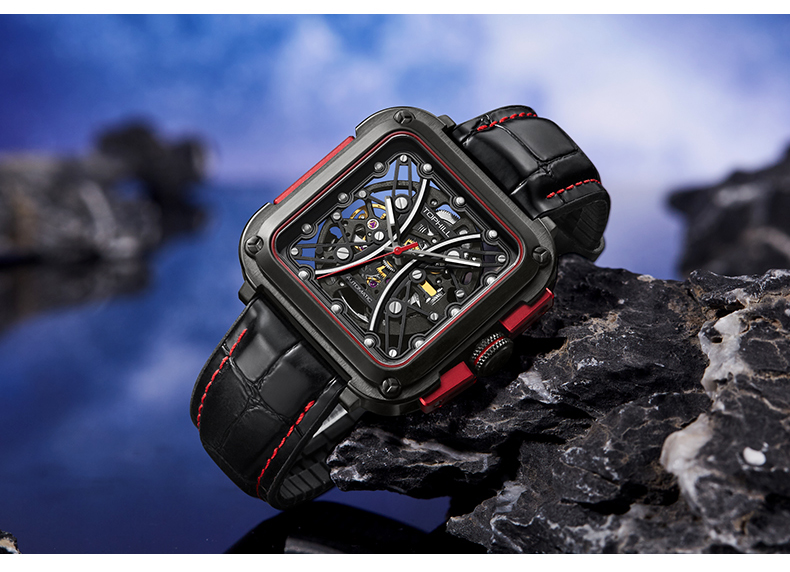 Automatic Watch Stainless Steel Mens Wrist Watch 50m Water Resistant(图5)