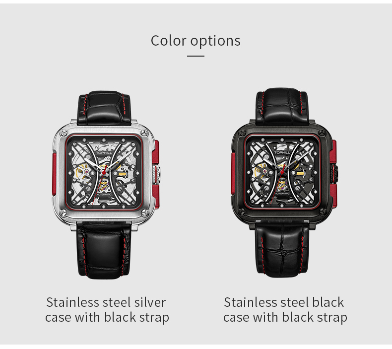 Automatic Watch Stainless Steel Mens Wrist Watch 50m Water Resistant(图7)