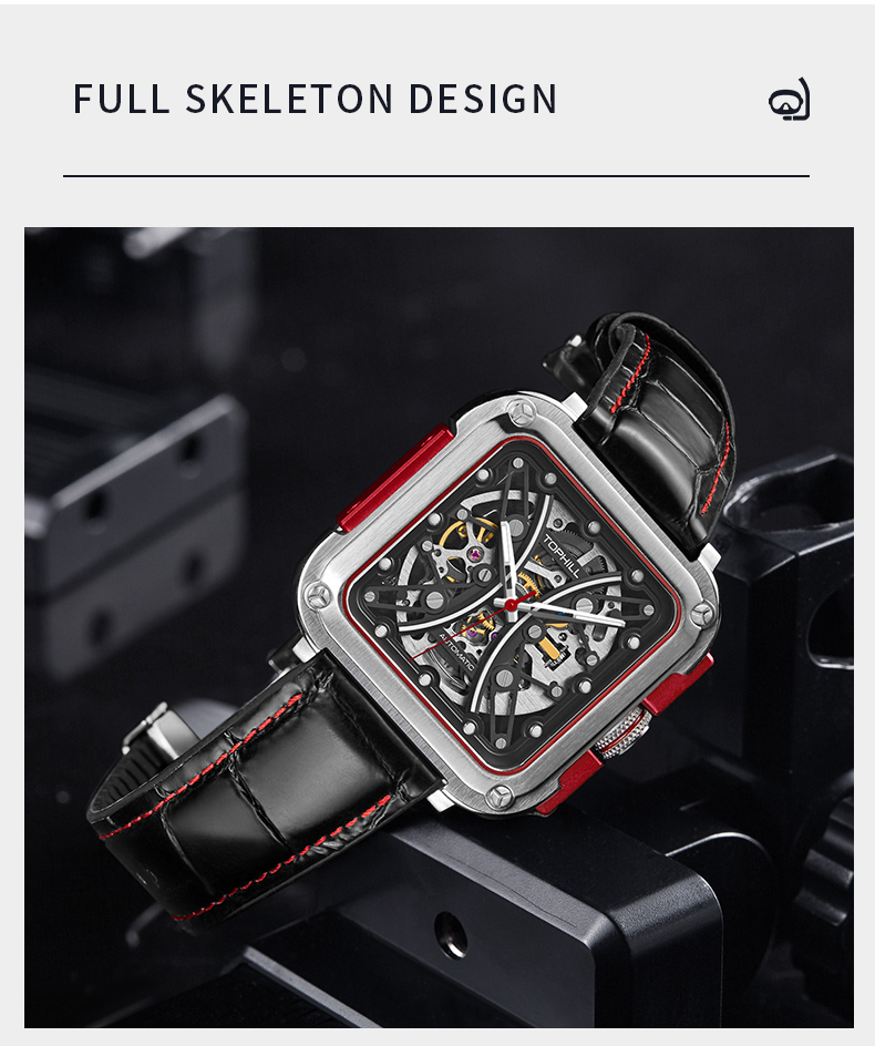 Automatic Watch Stainless Steel Mens Wrist Watch 50m Water Resistant(图12)