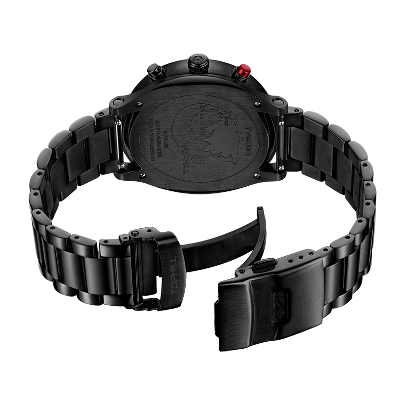 Stainless Steel Chronograph Watch Stainless Steel Chronograph Watch 50m Water Resistant Sapphire Crystal(图7)
