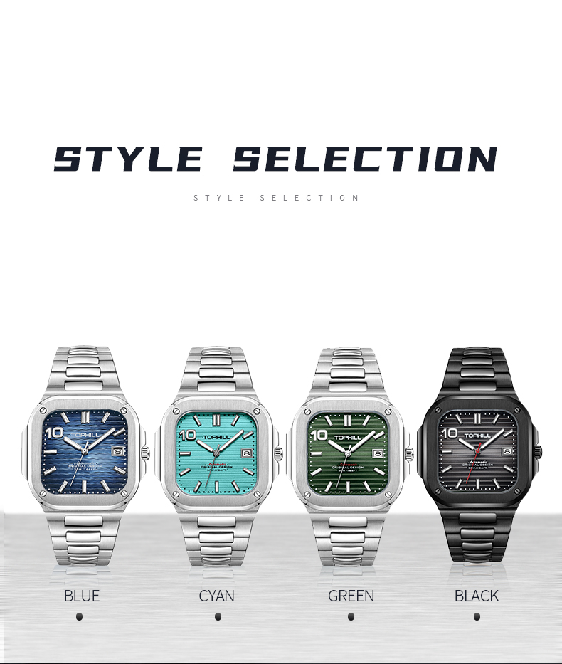 TW089G Classic Wrist Watch Automatic Movement Mens Watch Custom Logo(图2)
