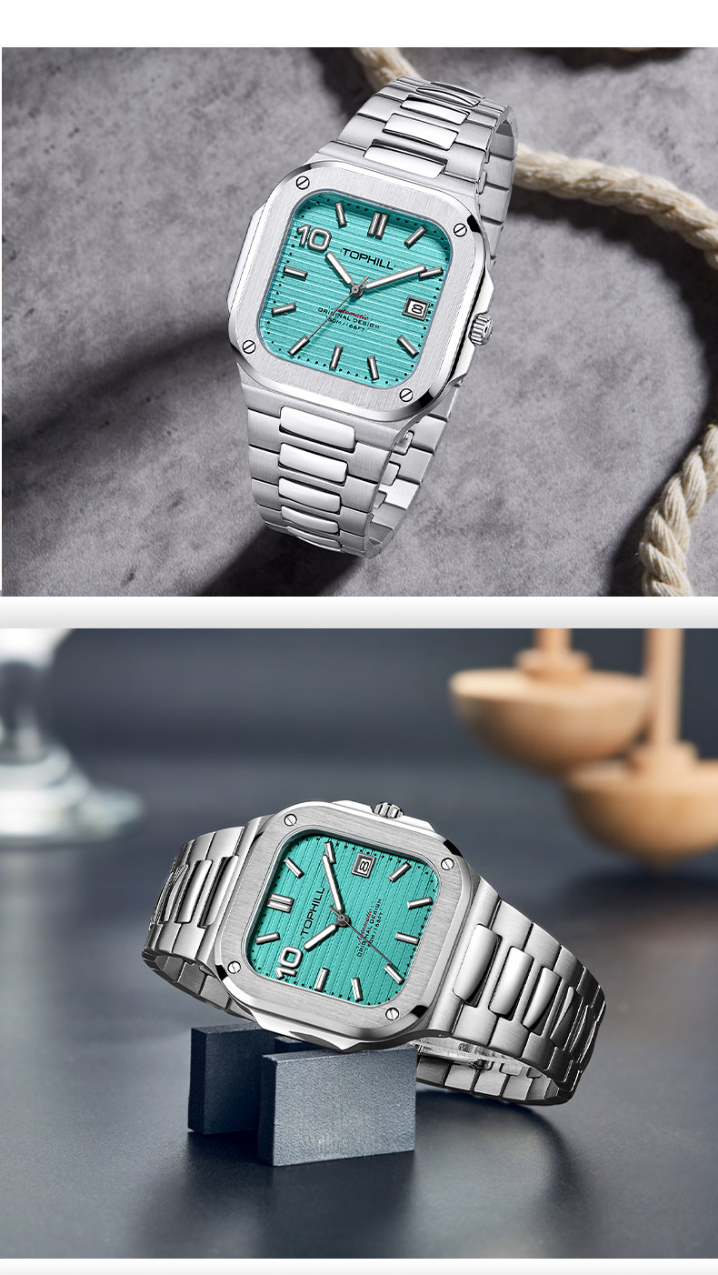 TW089G Classic Wrist Watch Automatic Movement Mens Watch Custom Logo(图6)