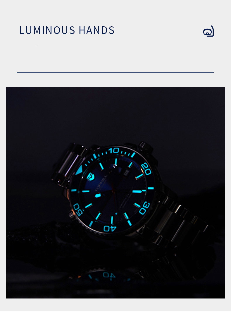 TD003G Professional 300M Waterproof Automatic Swiss Dive Watch(图7) TD003G Professional 300M Waterproof Automatic Swiss Dive Watch(图7)