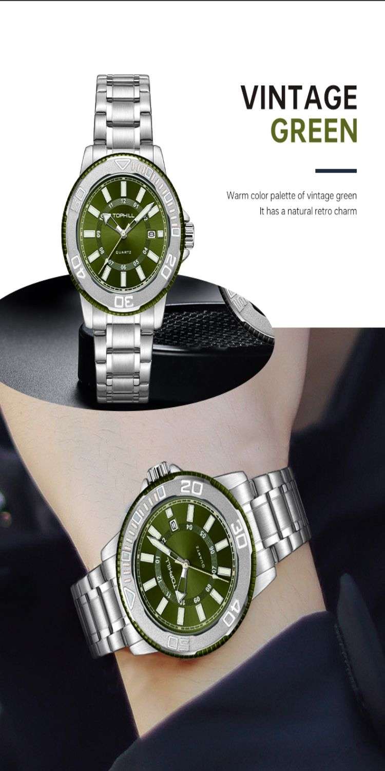Wholesale OEM Custom Logo Luxury Fashion Sport Relojes Hombre Montre Homme Mens Wrist Quartz Watch(图5)