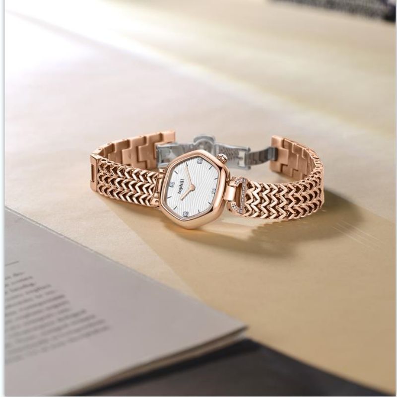 OEM ODM Sports Stainless Steel Watch Ladies Wrist Quartz Watch(图4)
