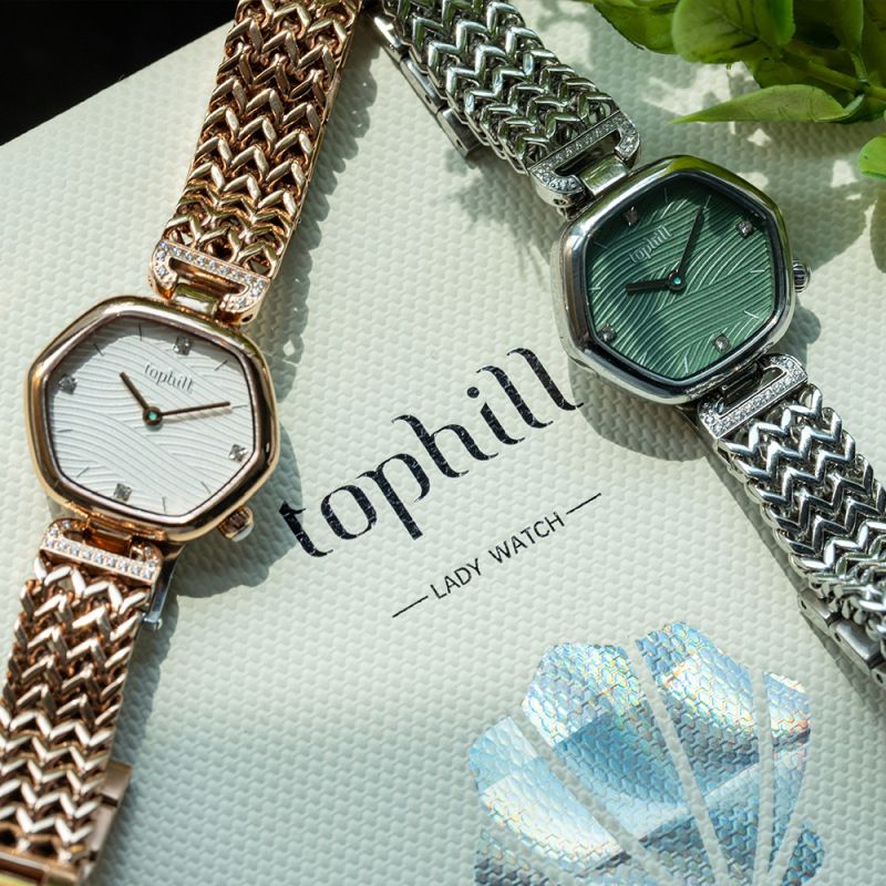 OEM ODM Sports Stainless Steel Watch Ladies Wrist Quartz Watch(图3)