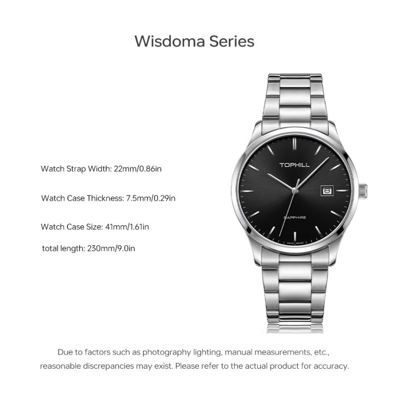 Supertime Mens Watches Custom Logo Brand Stainless Steel Square Quartz Watch(图1)