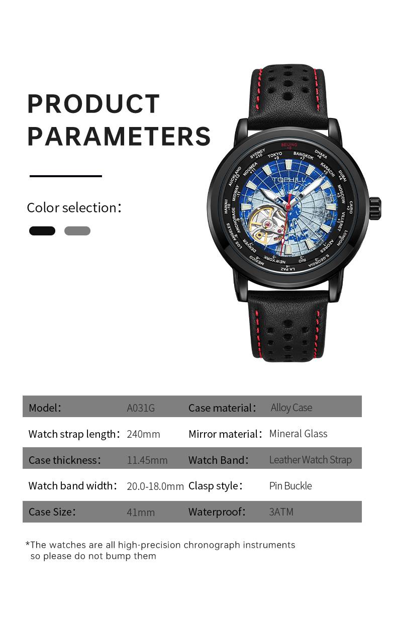 A031G Stainless Steel Watch Factory Price Custom Hot Sale Mens Watch(图1)
