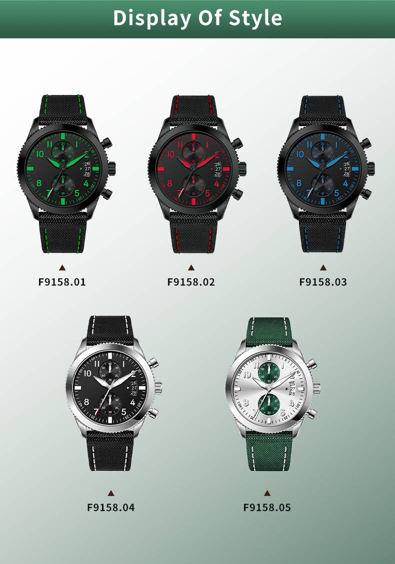 China Custom Multifunction Stainless Steel Mens Wrist Quartz Watch For Men(图2)
