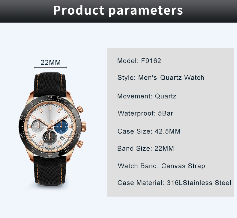 Classic Sport Wristwatches Custom Design Wrist Quartz Watches For Men(图1)