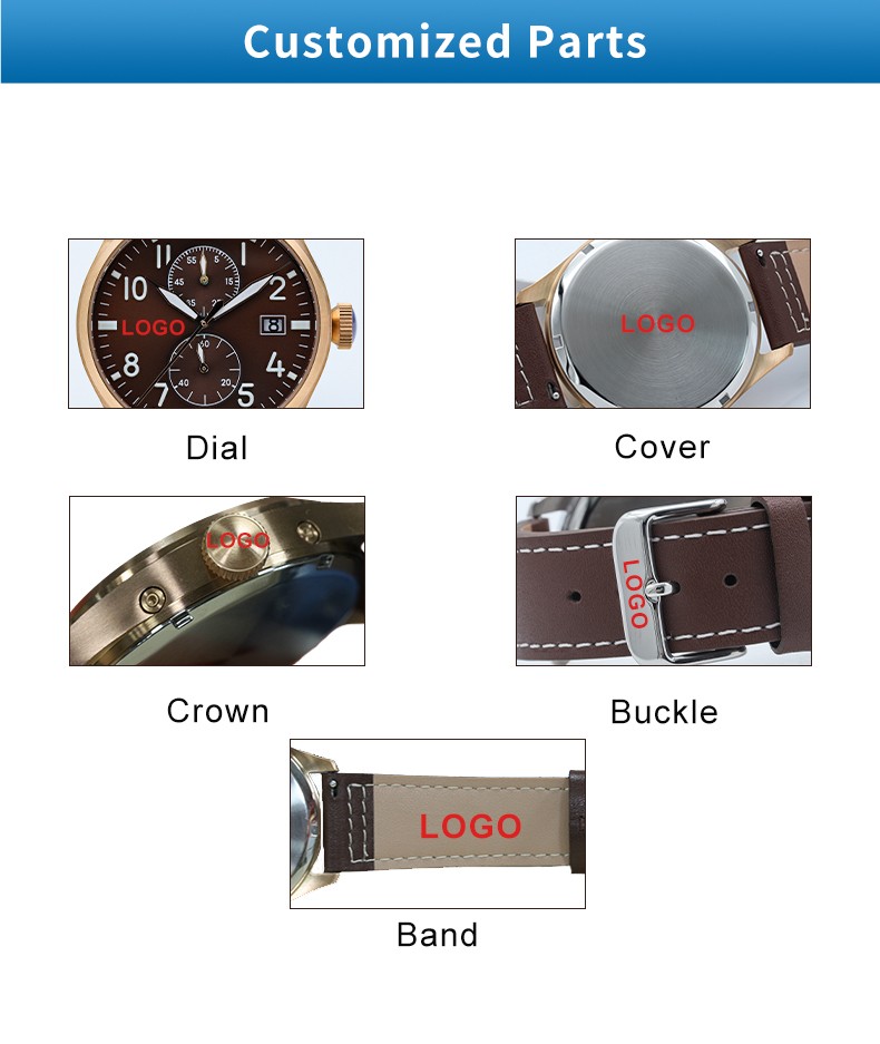 Supertime Custom Logo Waterproof Mens Stainless Steel Wrist Quartz Watches(图4)