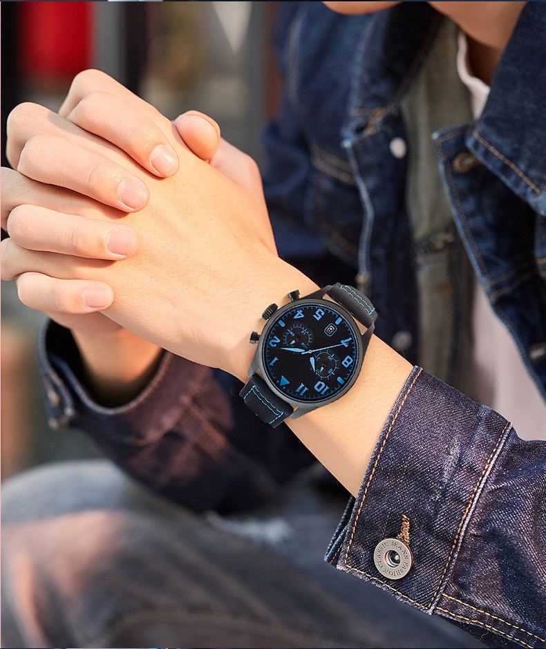 Supertime Custom Logo Waterproof Mens Stainless Steel Wrist Quartz Watches(图9)