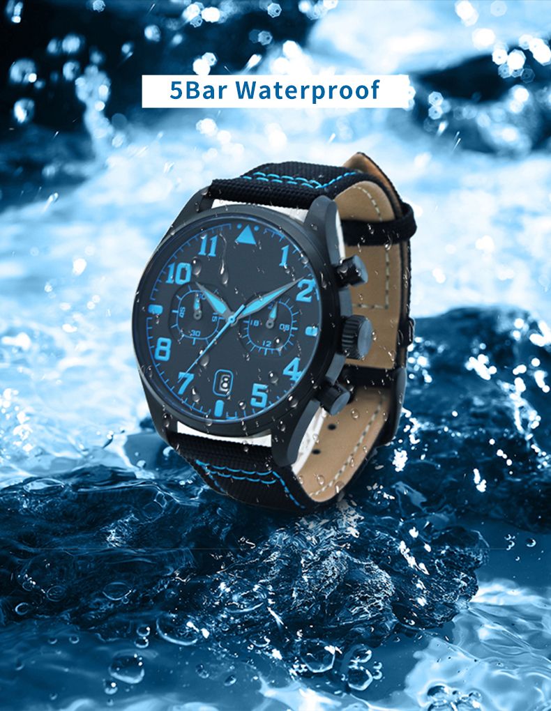 Supertime Custom Logo Waterproof Mens Stainless Steel Wrist Quartz Watches(图7)