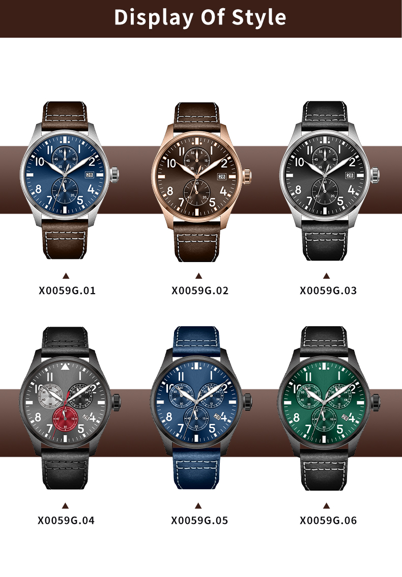 Sport Relojes Hombre Montre Homme Stainless Steel Mens Wrist Quartz Watch For Men(图5)