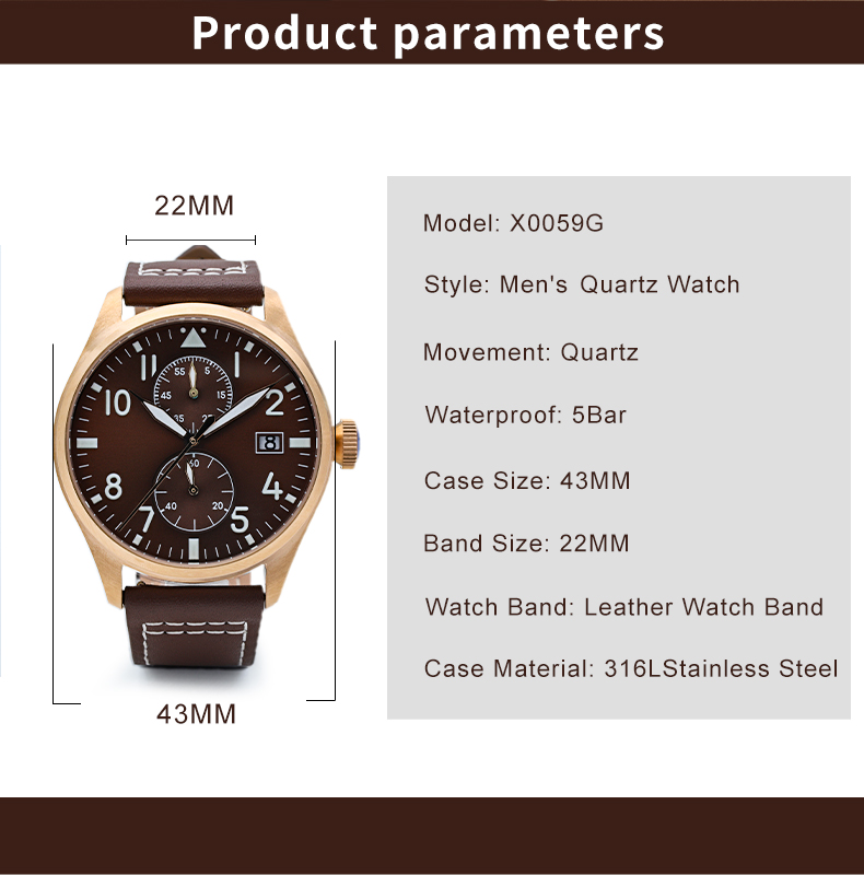Sport Relojes Hombre Montre Homme Stainless Steel Mens Wrist Quartz Watch For Men(图1)