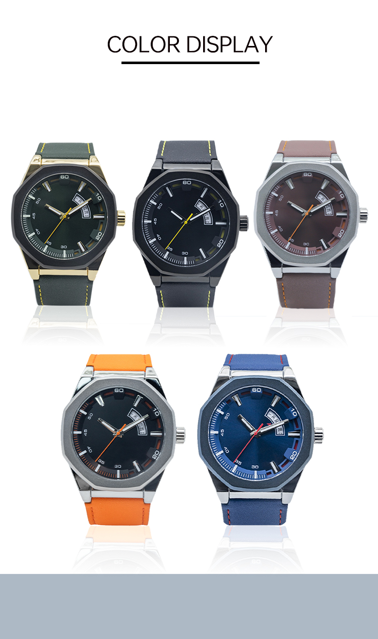 Supertime Men Sport Stainless Steel Multifunction Chronograph Wrist Quartz Watches(图2)
