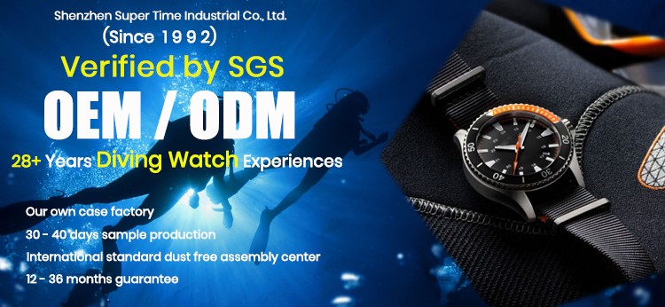 ODM/OEM Luxury Stainless Steel Automatic Designer Mens Diver Wrist Watches(图1)