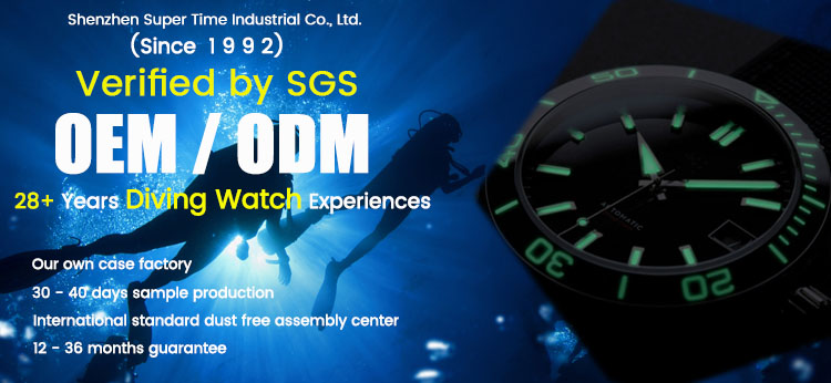500m Waterproof Original Stainless Steel Strap Bands Automatic Sports Men Diver Diving Wrist Watches(图1)