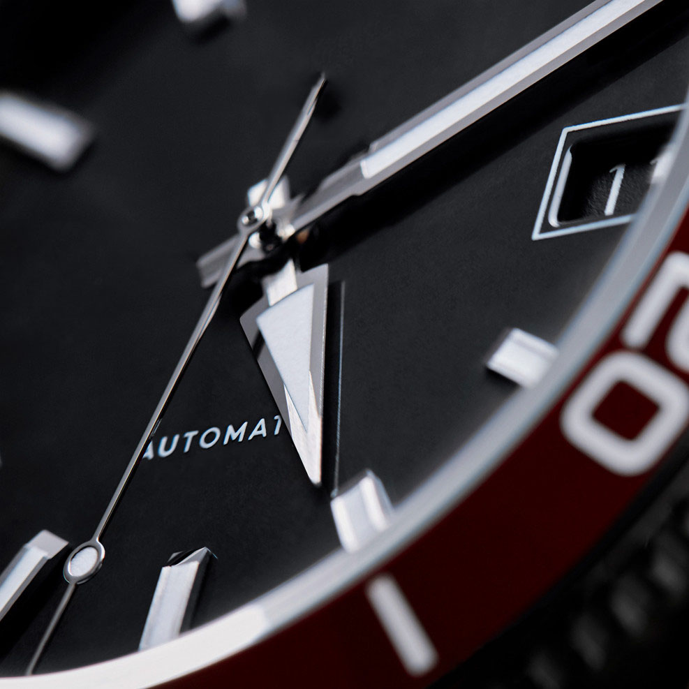 Rubber Automatic 30 ATM Water Stainless Steel Diver Watch(图4)
