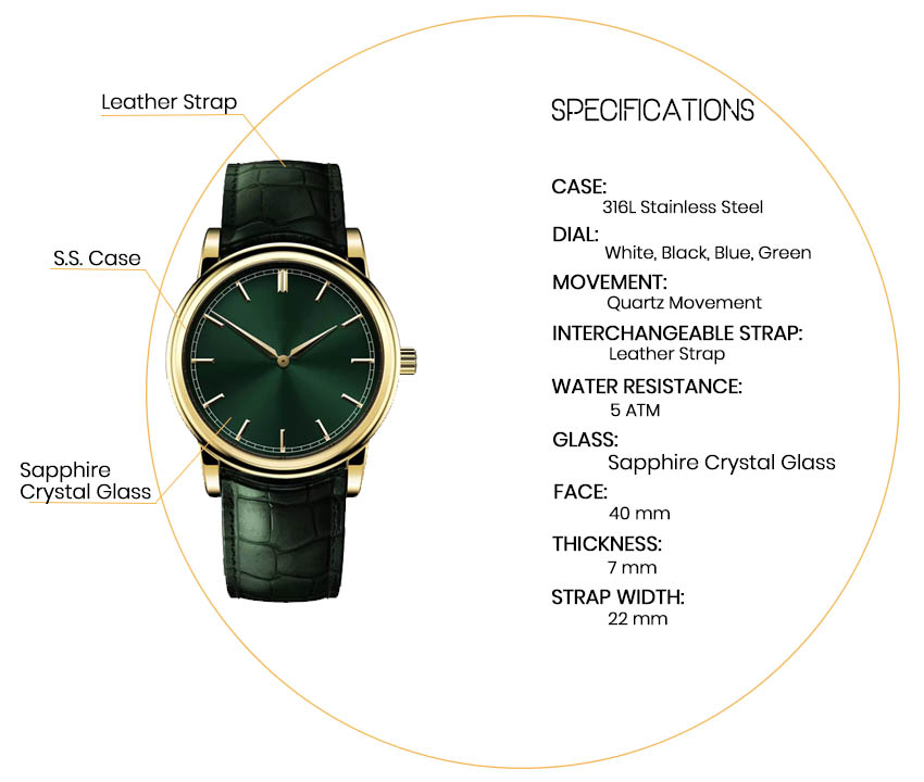 Corniche Diving Watch Corniche Diving Watch: Sweden Timepiece - ST-0038(图1)