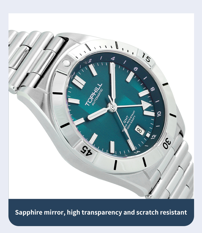 NH34 GMT movement mechanical watch – Timeless Elegance for Every Occasion(图5)