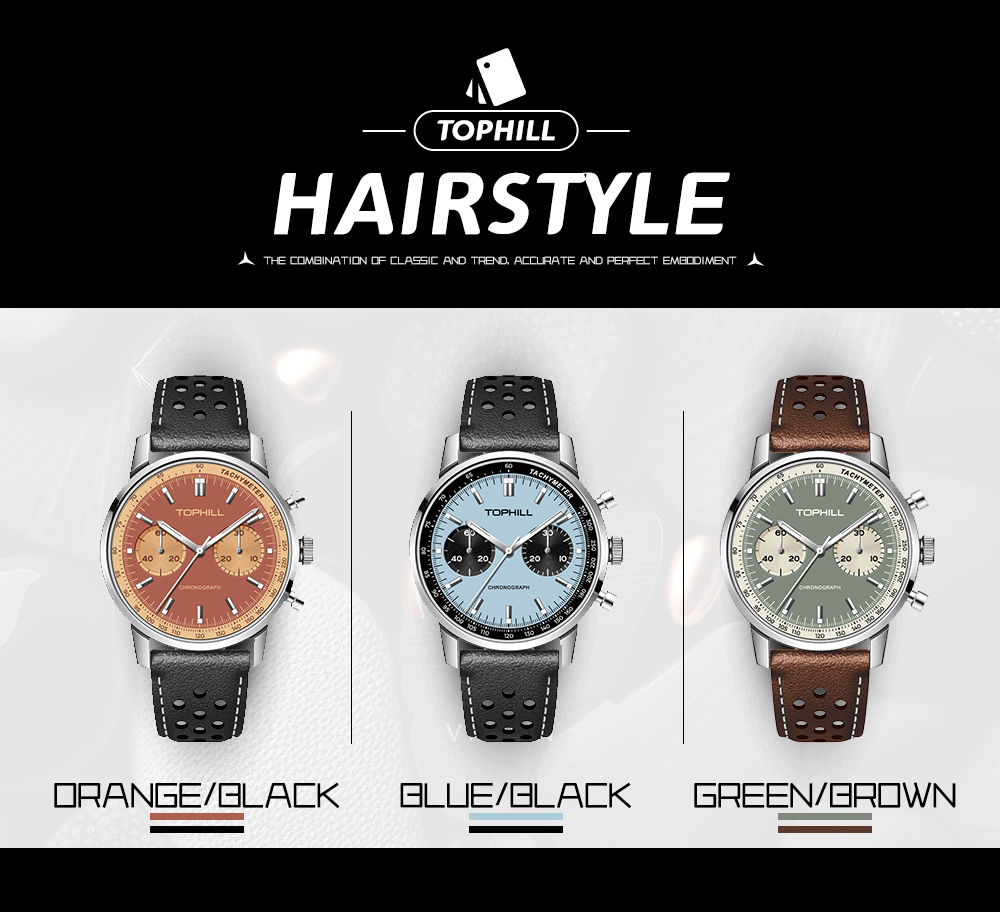 Seagull ST19 movement, mechanical chronograph, 316L steel, sapphire crystal glass—a must-have watch for watch enthusiasts.(图7)