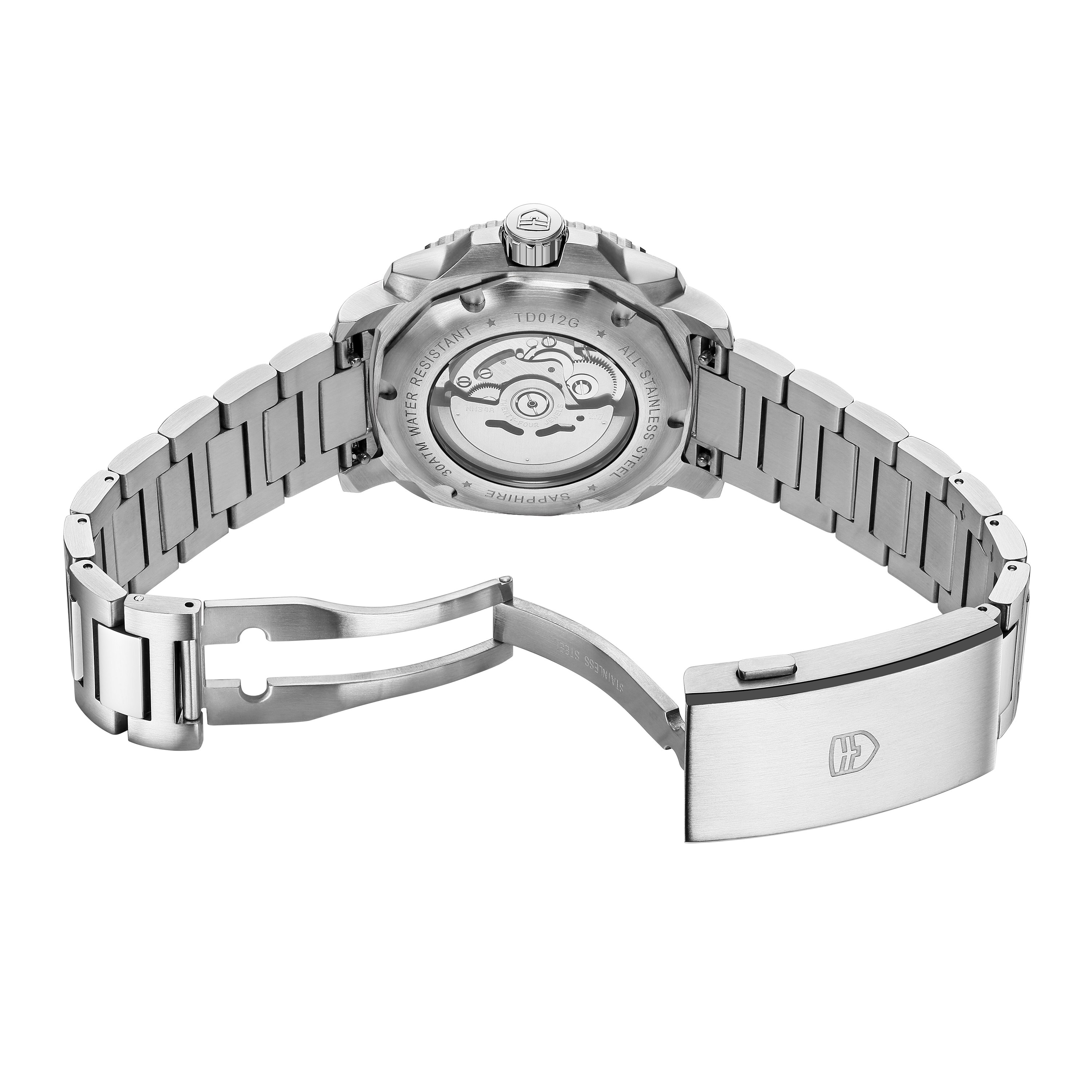 Seiko movement Professional Diving Watch with Seiko Movement -- Helium Valve, 300m Water Resistance(图5)