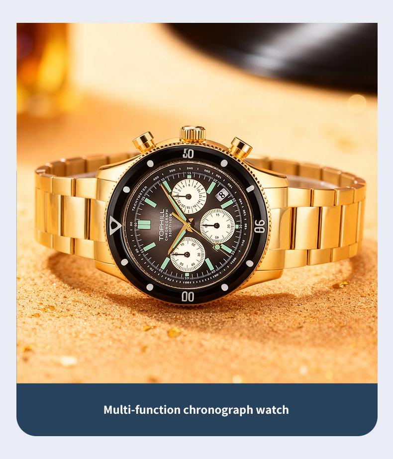 Men’s Mecha-Quartz Chronograph Watch T0005G VK63 Men’s Mecha-Quartz Chronograph Watch(图3)