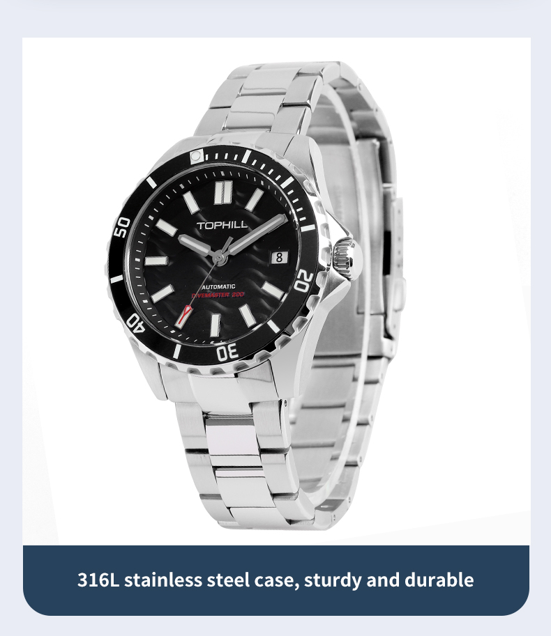 Japanese NH35 Automatic Diver Watch & Custom Mechanical Men’s Mechanical(图4)