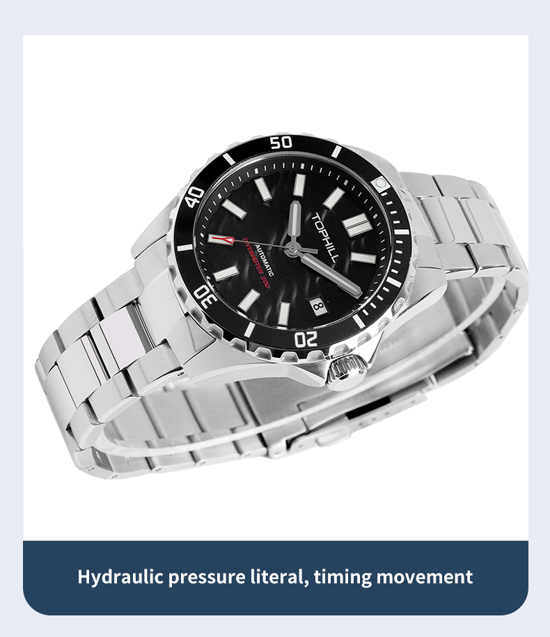Japanese NH35 Automatic Diver Watch & Custom Mechanical Men’s Mechanical(图3)