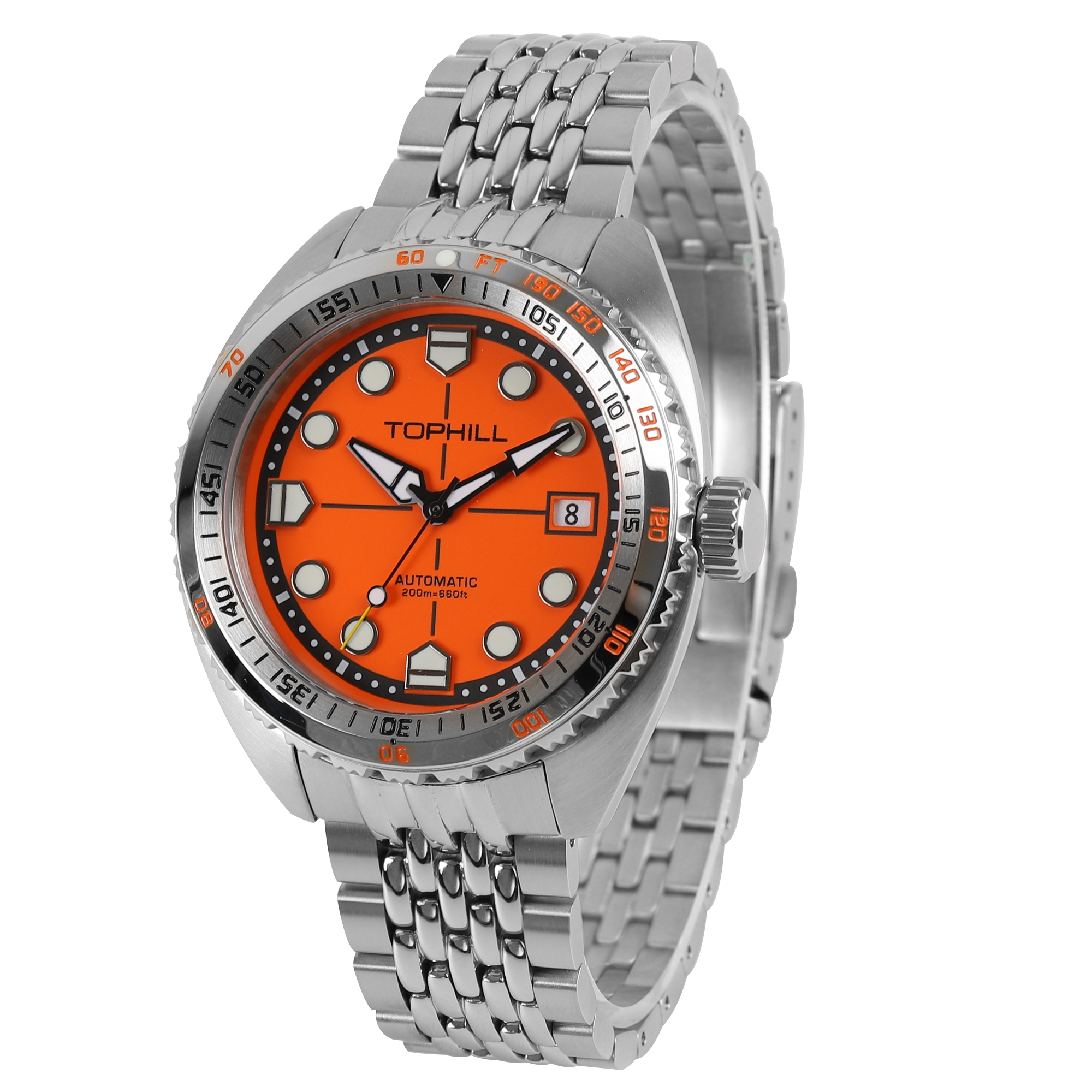 Custom Logo Men's Luxury Automatic Stainless Steel Watch - OEM/ODM Collection