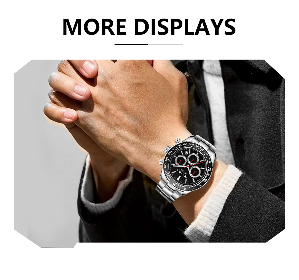 TD013G Professional Eco-Drive Multi-Function Quartz Watch(图11)