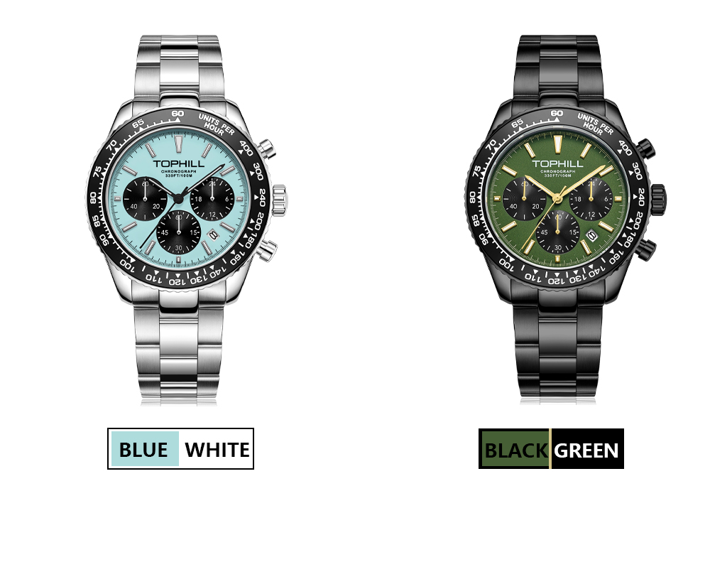 TD013G Professional Eco-Drive Multi-Function Quartz Watch(图13)