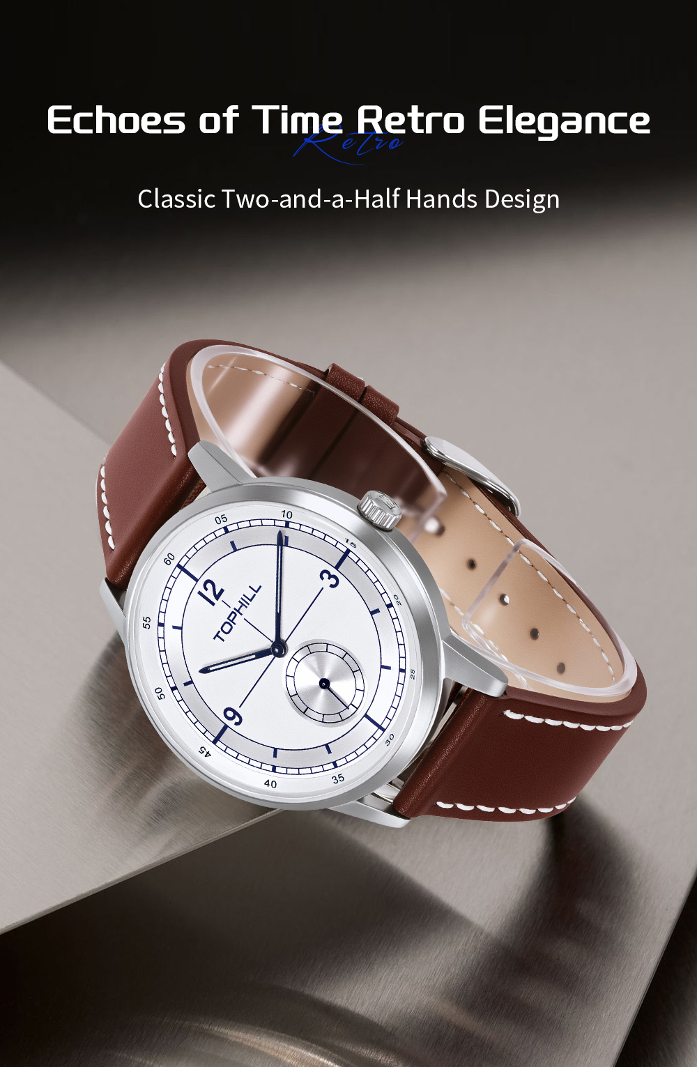 Military-style quartz watch – Model TW098G(图1)