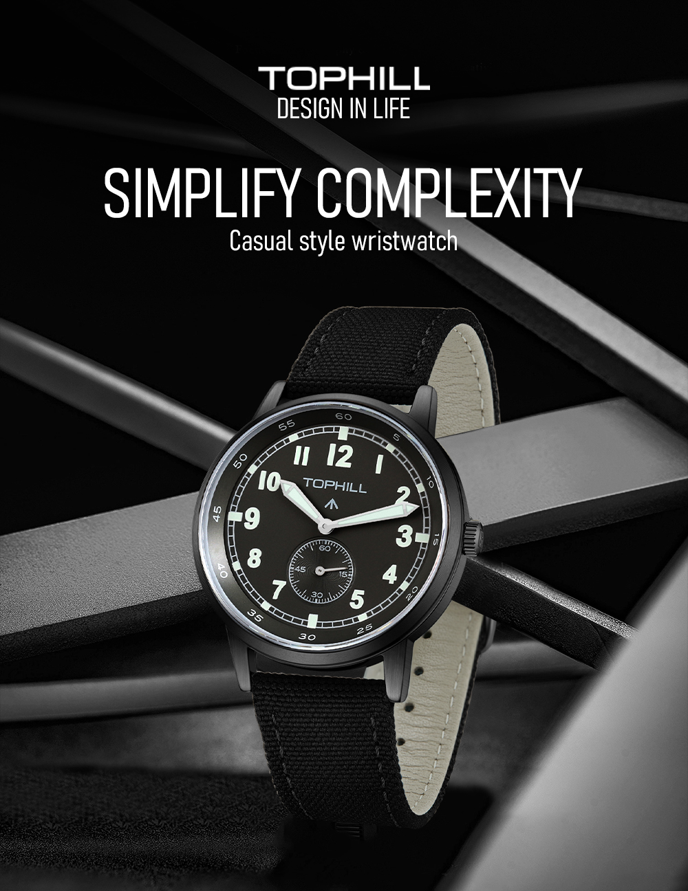 Newly designed military-style watch & TW099G(图1)