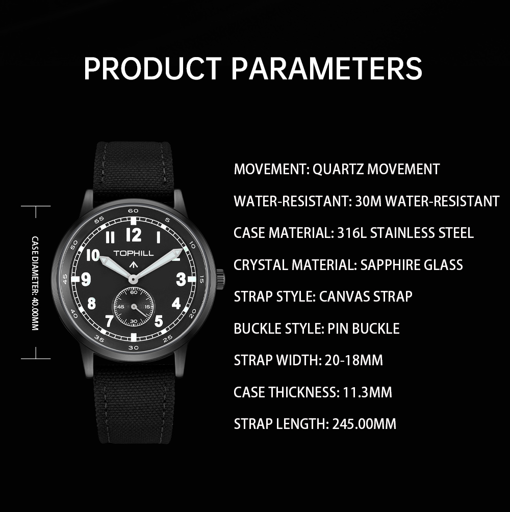 Newly designed military-style watch & TW099G(图10)